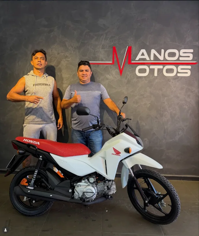Entrega de Honda Pop na Manos Motos